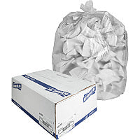 Genuine Joe High-Density Can Liners Medium Size - 33 gal Capacity - 40" Length x 33" Width x 0.43 mil (11 Micron) Thickness - High Density - Clear - Resin - Office Waste, Industrial Trash - 25/Roll - 20 / Carton (GJO01757)