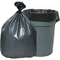 Genuine Joe Maximum Strength Trash Can Liner Extra Large Size - 60 gal Capacity - 56" Length x 39" Width x 1.55 mil (39 Micron) Thickness - Low Density - Silver - Plastic Resin - Food Waste, Office Waste, Can, Debris - Recycled - 50 / Carton (GJO70343)
