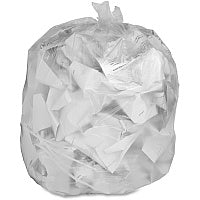 Genuine Joe Economy High-Density Can Liners Extra Large Size - 60 gal Capacity - 58" Length x 38" Width x 0.47 mil (12 Micron) Thickness - High Density - Translucent - Resin - Office Waste - 200 / Carton (GJO70014)
