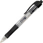 Integra Retractable 0.7mm Gel Pens 0.7 mm Medium Pen Point - Retractable - Black Ink - Gel-based - Clear Barrel - Metal Tip - 1 Dozen (30035)
