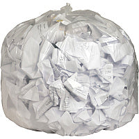 Genuine Joe Clear Trash Can Liners 56 gal Capacity - 48" Length x 43" Width x 0.80 mil (20 Micron) Thickness - Low Density - Clear - Film - Multipurpose - Recycled - 100/Box - 1 / Carton (GJO01016)