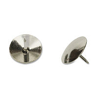 AbilityOne SKILCRAFT Thumbtack 100 / Box - Silver - Steel (2726887)