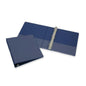 AbilityOne SKILCRAFT Slant D-Ring View Binder 1.5" Capacity - 1 Each - Blue (4171882)