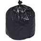 AbilityOne 8105013862399, SKILCRAFT Recycled Content Trash Can Liners, 60 gal, 1.5 mil, 38" x 60", Black/Brown, 100/Carton