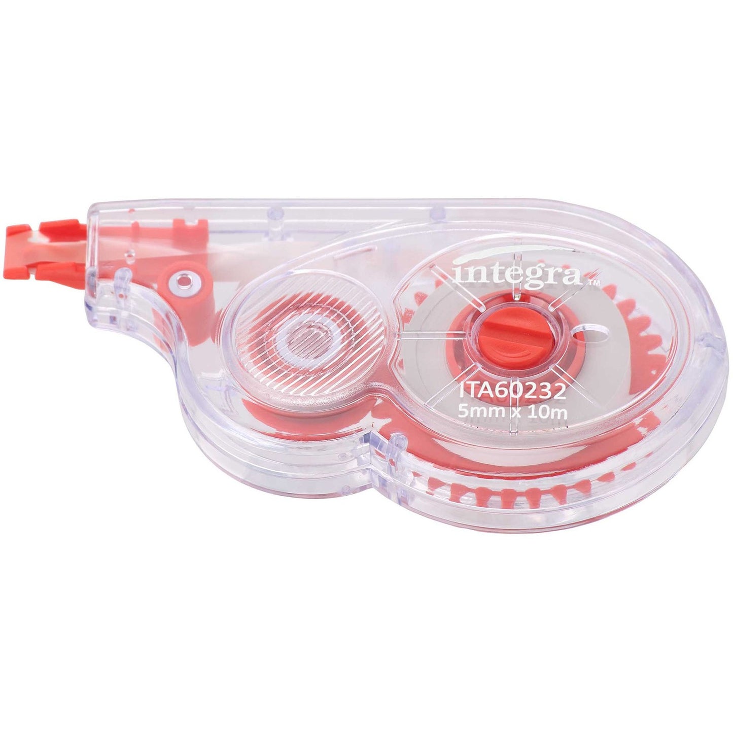 Integra Side-Apply Correction Tape 0.20" Tape Width x 32.80 ft Tape Length - Smoke Dispenser - Tear Resistant - Smoke - 1 Each (60232)