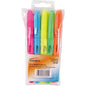 Integra Pen Style Fluorescent Highlighters Chisel Marker Point - Assorted Ink - 5 / Set (36180)