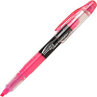 Integra Liquid Highlighters Chisel Marker Point - Fluorescent Pink Ink - 1 Dozen (33312)