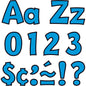 Trend 4" Ready Letter Playful Combo Pack 83 x Lowercase Letters, 59 x Capital Letter, 36 x Punctuation Marks, 18 x Spanish Accent Mark Shape - Pin-up - Pin Style - Pre-punched - 4" Height x 8" Length - Blue - 216 / Pack (79744)