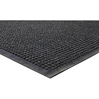 Genuine Joe WaterGuard Indoor/Outdoor Mats Carpeted Floor, Hard Floor, Indoor, Outdoor - 60" Length x 36" Width - Rubber, Polypropylene - Charcoal Gray - 1 Each (GJO59473)