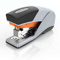 Swingline Optima 25 Compact Reduced Effort Stapler Staples Upto 25 Sheet of 20lb Paper - Holds Upto 105 Staple - Half Strip - Staple Size: 0.25" - Gray, Black, Orange - Plastic, Metal - 1 Each (66412)