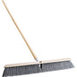 Genuine Joe Heavy-duty Floor Sweep with Handle 24" Polypropylene Bristle - 60" Handle Length x 1.25" Handle Diameter - Hardwood Handle - 1 Each (GJO60467)