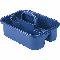 Akro-Mils Handheld Tote Caddy External Dimensions: 13.8" Width x 18.4" Depth x 9" Height - Polymer - Blue - For Tool - 1 Each (09185BLUE)