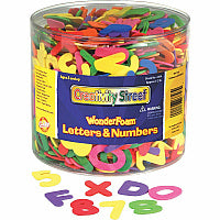 Creativity Street Wonderfoam Tub of Letters/Numbers Assorted - 1500 / Set (4304)