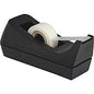 Business Source Standard Desktop Tape Dispenser 1" Core - Non-skid Base - Plastic - Black - 1 Each (BSN32954)
