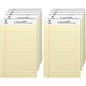 Business Source Writing Pads 50 Sheets - 0.28" Ruled - 16 lb Basis Weight - Jr.Legal - 8" x 5" Sheet Size - Canary Paper - Micro Perforated, Easy Tear, Sturdy Back - 1 Dozen (BSN63107)