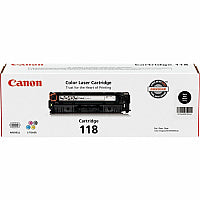 Canon Original Laser Toner Cartridge - Black - 1 Each 3400 Pages (CRTDG118BK)