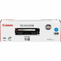 Canon Original Laser Toner Cartridge - Cyan - 1 Each 2900 Pages (CRTDG118CY)