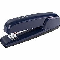 Swingline 747 Business Stapler Staples Upto 25 Sheet of 20lb Paper - Holds Upto 210 Staple - Full Strip - Staple Size: 0.25" - Top Loading - Royal Blue - Metal, Die-cast - 1 Each (74729)