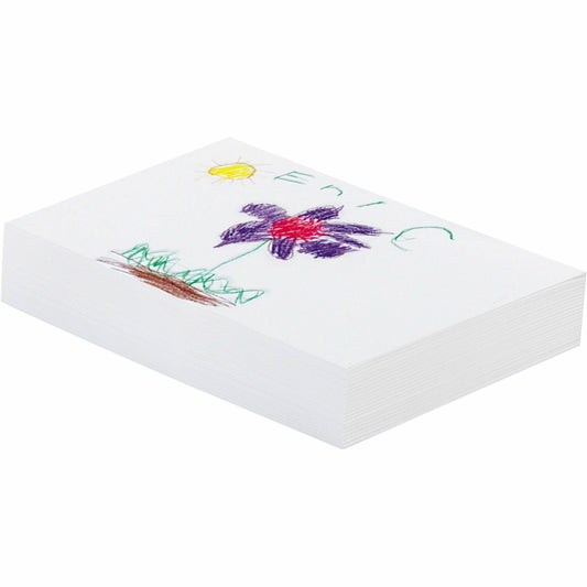 Pacon Drawing Paper 500 Sheets - Plain - 12" x 18" Sheet Size - White Paper - Acid-free, Process Chlorine-free - Recycled - 500 / Ream (4722)