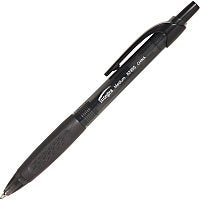 Integra Easy Click Retractable Ballpoint Pen Medium Pen Point - Retractable - Black Ink - Black Barrel - 1 Dozen (82955)