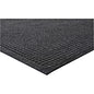 Genuine Joe EcoGuard Indoor Wiper Floor Mats Indoor - 60" Length x 36" Width - Plastic, Rubber - Charcoal Gray - 1 Each (GJO58936)