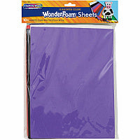 Creativity Street Wonderfoam Sheets Craft - 12" Height x 9" Width - Assorted - Foam - 10 / Pack (4318)