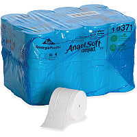 Angel Soft(R) Pro Coreless Toilet Paper, 2-Ply, 750 Sheets, 36 Rolls 2 Ply - 3.85" Width x 4.05" Length - 750 Sheets/Roll - 4.75" Roll Diameter - 1/2" Core - White - 36 Rolls Per Carton - 36 / Carton (19371)