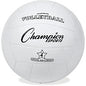 Champion Sports Rubber Volleyball Rubber, Nylon - White - 1 Each (VR4)