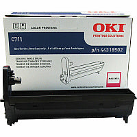Oki 44318501/02/03/04 Image Drum LED Print Technology - 20000 - Magenta - 1 Each (44318502)