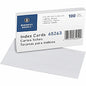 Business Source Ruled Index Cards 8" Width x 5" Length - 100 / Pack (BSN65263)