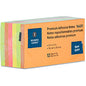Business Source Repositionable Neon Notes 3" Flag/Note Width x 3" Flag/Note Length - Square - Neon - Removable, Repositionable, Solvent-free Adhesive - 12 / Pack (BSN16451)