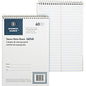 Business Source Steno Notebook 60 Sheets - Wire Bound - Gregg Ruled Margin - 15 lb Basis Weight - 6" x 9" Sheet Size - White Paper - Stiff-back - 1 Each (BSN26740)