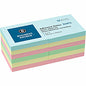 Business Source 3" Plain Pastel Colors Adhesive Notes 100 - 3" Flag/Note Width x 3" Flag/Note Length - Square - Assorted - Repositionable, Solvent-free Adhesive - 12 / Pack (BSN36614)