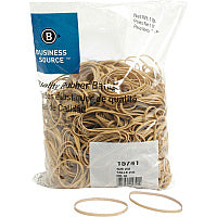 Business Source Quality Rubber Bands Size: #32 - 3" Length x 0.1" Width - Sustainable - Rubber - Crepe - 700 / Pack (BSN15741)