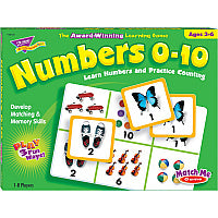 Trend Match Me Numbers 0-10 Learning Game Learning - Educational - 1 to 8 Players - 1 Each (T58102)