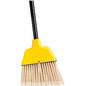 Genuine Joe Angle Broom Polyvinyl Chloride (PVC) Bristle - 47" Handle Length - 54.5" Overall Length - Plastic Handle - Yellow - 1 Each (GJO58562)