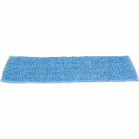 Rubbermaid Commercial Standard Microfiber Damp Mop 5" Width x 18" Length - MicroFiber - Blue - 1 Each (Q40900BL00)