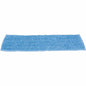 Rubbermaid Commercial Standard Microfiber Damp Mop 5" Width x 18" Length - MicroFiber - Blue - 1 Each (Q40900BL00)
