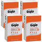 Gojo(R) Natural Orange Pumice Hand Cleaner Refill Orange Citrus Scent - 2.11 quart - Dirt Remover, Grease Remover, Soilage Remover - Hand - Gray - 4 / Carton (725504)