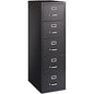 Lorell Fortress Series 26-1/2" Commercial-Grade Vertical File Cabinet 18" Width x 26.5" Depth x 61" Height - 5 x Drawer(s) for File - Legal - Vertical - Heavy Duty, Security Lock, Ball-bearing Suspension - Black - Steel - Recycled (LLR48501)