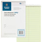Business Source Steno Notebook 70 Sheets - Wire Bound - Pitman Ruled Margin - 6" x 9" Sheet Size - Green Paper - Stiff-back - 1 Each (BSN26742)