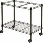 Lorell Mobile File Cart 4 Casters - Steel - 12.88" Width x 25.75" Depth x 20.50" Height - Black - 1 Each (LLR45651)