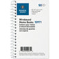Business Source Side Wirebound Ruled Memo Book 50 Sheet(s) - Wire Bound - 3" x 5" Sheet Size - White - 1 Dozen (BSN10971)