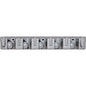 Genuine Joe Cleaning Tool Wall Organizer Rack 5 x Broom - 3.75" Height x 16.50" Width x 2.75" Depth - Handle, Hanging Hook, Sturdy - Gray - ABS Plastic - 1 Each (GJO12504)