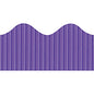 Bordette Decorative Border Fade Resistant - 2.25" Width x 600" Length - Purple - 1 Roll (37044)