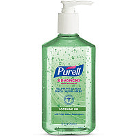 PURELL(R) Hand Sanitizer Gel 12 fl oz - Pump Bottle Dispenser - Kill Germs - Hand, Skin - Clear - Non-sticky, Residue-free - 1 Each (363912)