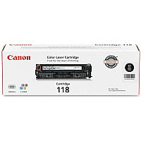 Canon Cartridge 118BK Original Laser Toner Cartridge - Black - 2 / Pack 3400 Pages (CRTDG118BKVP)