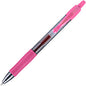 Pilot G2 -7 Retractable Gel Roller Pens 0.7 mm Fine Pen Point - Refillable - Retractable - Pink Ink - Gel-based - Translucent Barrel - 1 Dozen (31174)