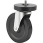 Lorell Industrial Wire Shelving Caster Kit 4" Diameter - Black - 4 / Set (LLR84861)