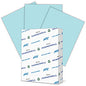 Hammermill Colors Recycled Copy Paper - Blue Letter - 8 1/2" x 11" - 24 lb Basis Weight - Smooth - Sustainable Forestry Initiative (SFI) - Jam-free, Acid-free - Blue - 500 / Ream (103671)